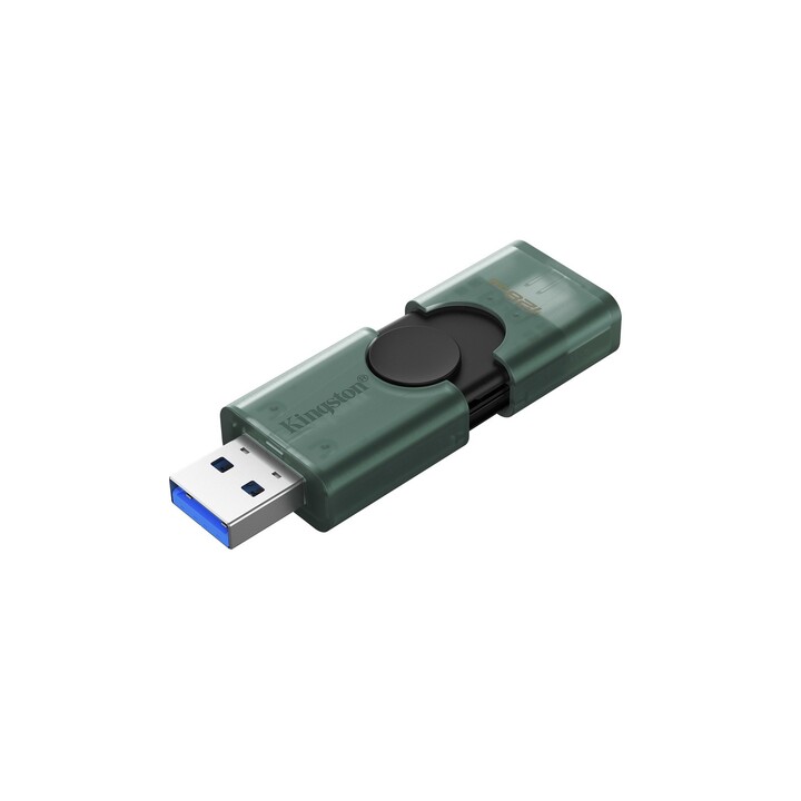 Pendrive Kingston DataTraveler Duo USB Type-C e USB 3.2 de 128 GB