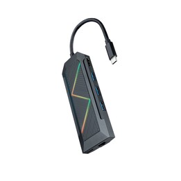 Station d'accueil avec nanocâble USB Type-C 10.16.0801 / 3 ports USB / 1 port USB Type-C PD / 1 port HDMI / 1 port RJ45 / 1 
