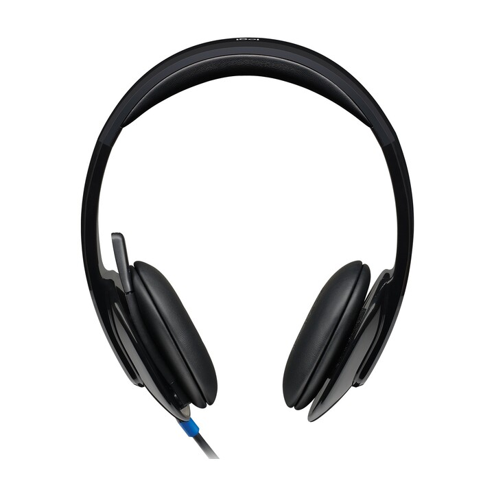 Casque Logitech H540 avec microphone, USB, noir