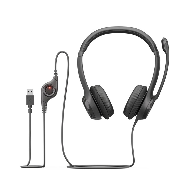 Cuffie Logitech H390/ con microfono/ USB/ nere