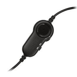 Casque Logitech H151 / avec microphone / prise jack 3,5 mm / noir