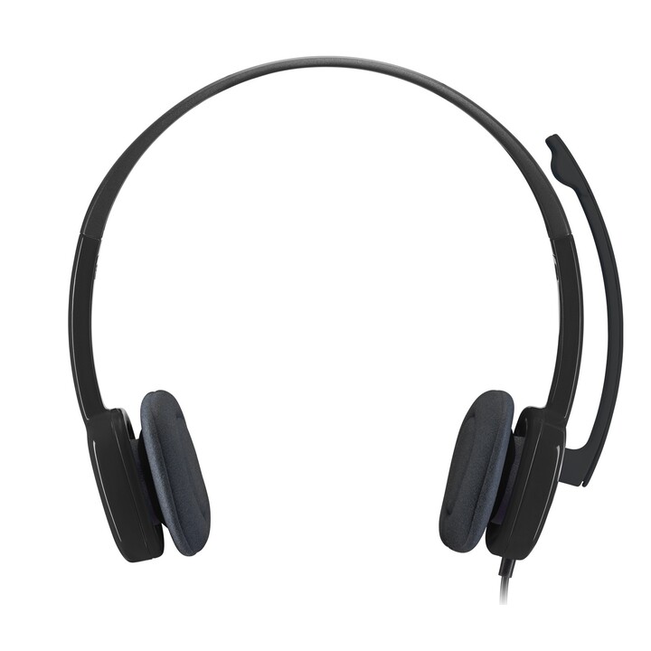 Cuffie Logitech H151/ con microfono/ jack da 3,5 mm/ nere