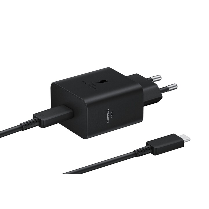 SAMSUNG SUPERFAST TRAV. CHARG. 45W USB-C + USB-C DATA CAB EPT4511XBE BLA