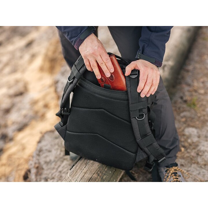 Mochila de caminhada Tracer Evo 16" 25L preta