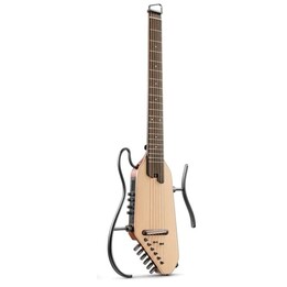Donner Hush I Pro Natural Spruce - guitare électrique