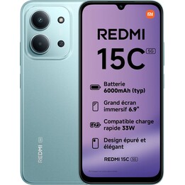 Xiaomi Redmi 15C 5G, 4GB 256GB, 6.9 HD+, 6000 mAh, Green