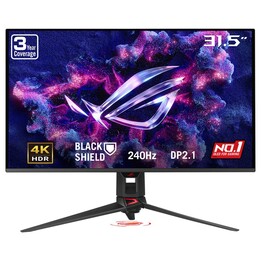 Monitor per PC ASUS ROG Swift OLED PG32UCDM3 da 80 cm (31,5") con risoluzione 3840 x 2160 pixel, tecnologia 4K Ultra HD QD-