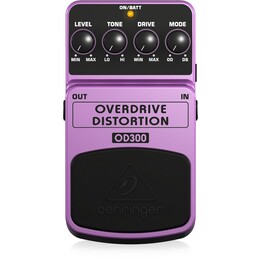 Behringer OD300 Effektpedal Violett, Schwarz