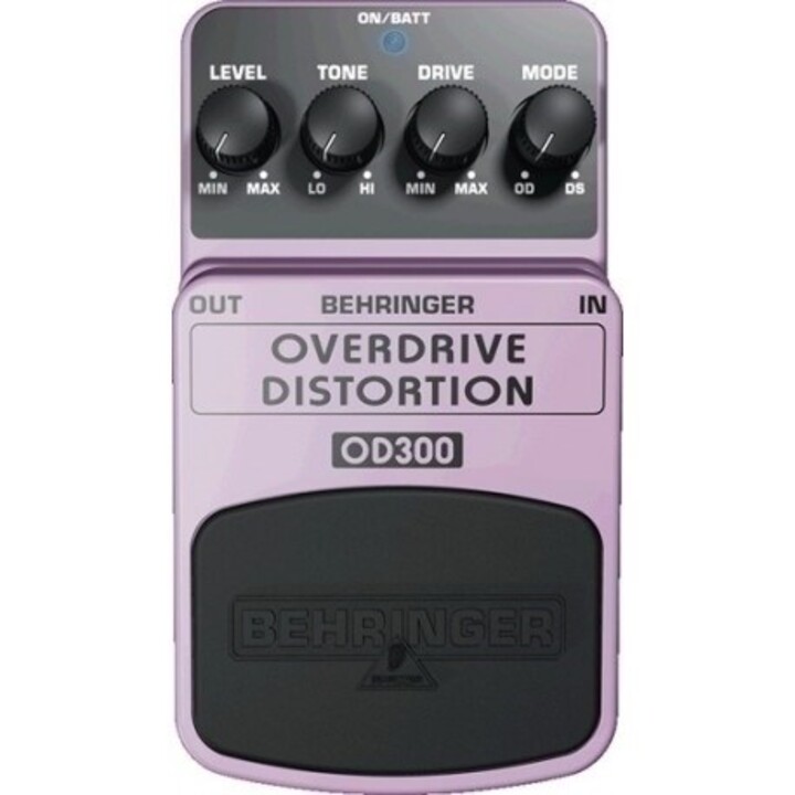 Pedale effetti Behringer OD300 Viola, Nero