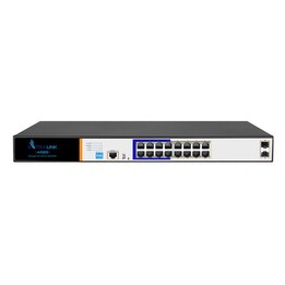 Switch PoE Extralink ARES 16x Gigabit PoE/PoE+, 2x SFP, 1x Puerto de consola, 150W, Gestionable