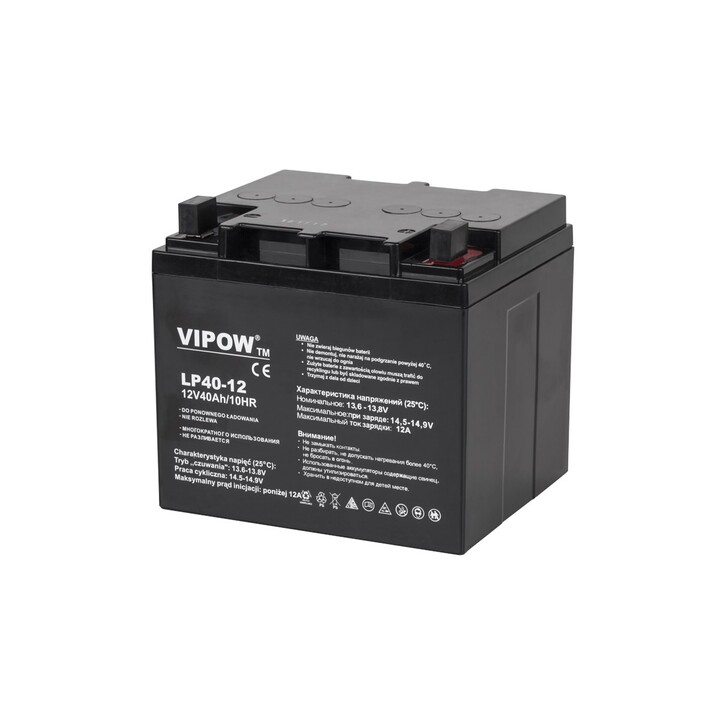 Bateria de gel VIPOW 12V 40Ah