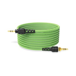 Cabo de áudio RØDE NTH-Cable24 verde, 2,4 m, 3,5 mm TRS.