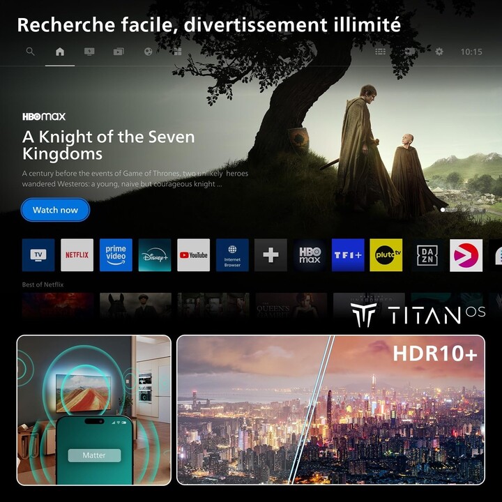 Philips 65PQS7801/12, Smart TV QLED 4K de 65 polegadas