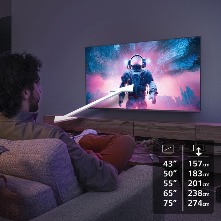 Philips 65PQS7801/12, Smart TV QLED 4K de 65 polegadas