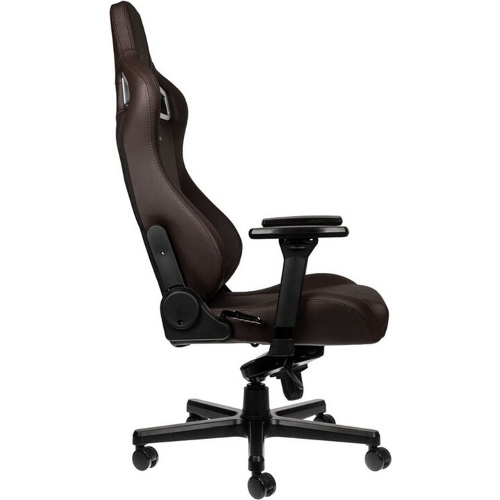 Fauteuil gaming Noblechairs NBL-PU-JVE-001 EPIC Java Edition, en cuir PU hybride, marron, avec accoudoirs 4D, coussins lombaires