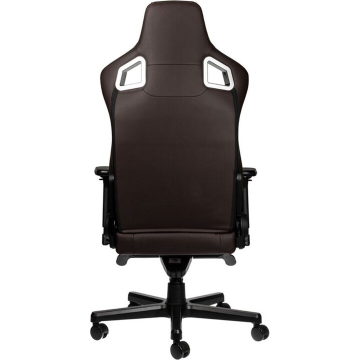 Fauteuil gaming Noblechairs NBL-PU-JVE-001 EPIC Java Edition, en cuir PU hybride, marron, avec accoudoirs 4D, coussins lombaires