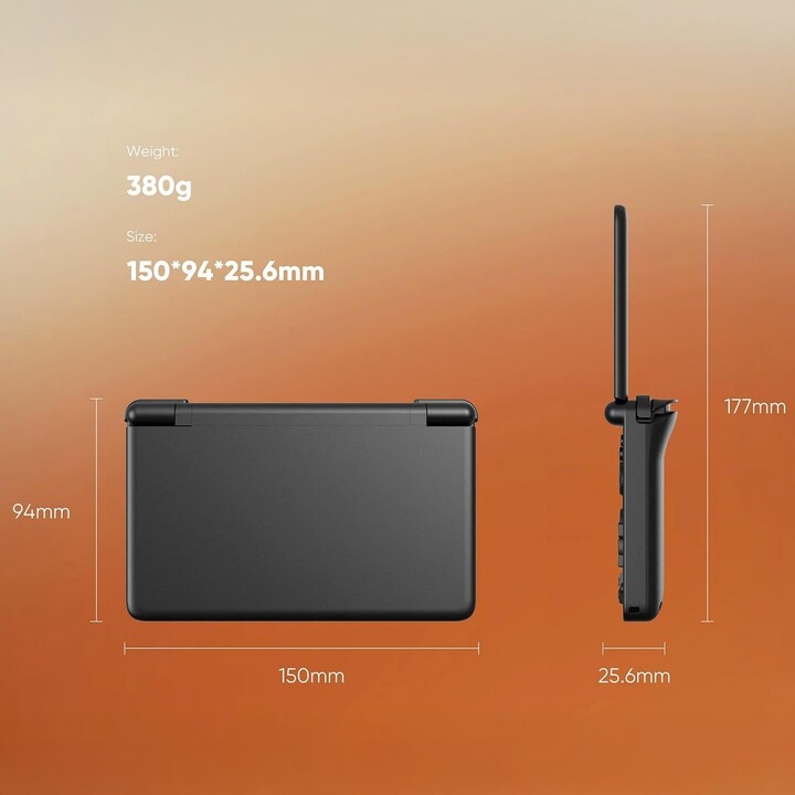 AYN 8434388456265 Thor Handheld-Konsole 8 GB RAM 128 GB Schwarz
