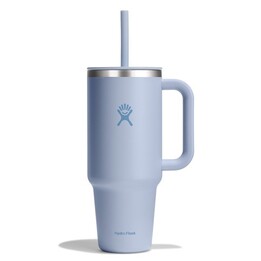 HF-Mug 40 oz thermal travel mug, ideal for surfing.