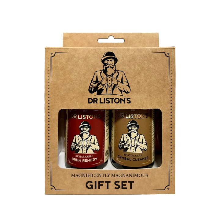 Dr. Liston's DR-GS-DRCC Drum Care Gift Set - Drum and Cymbal Cleaning Kit 2 x 150ml