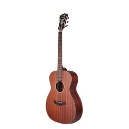 Violão eletroacústico D'Angelico Premier Tammany LS, acabamento em mogno natural acetinado.