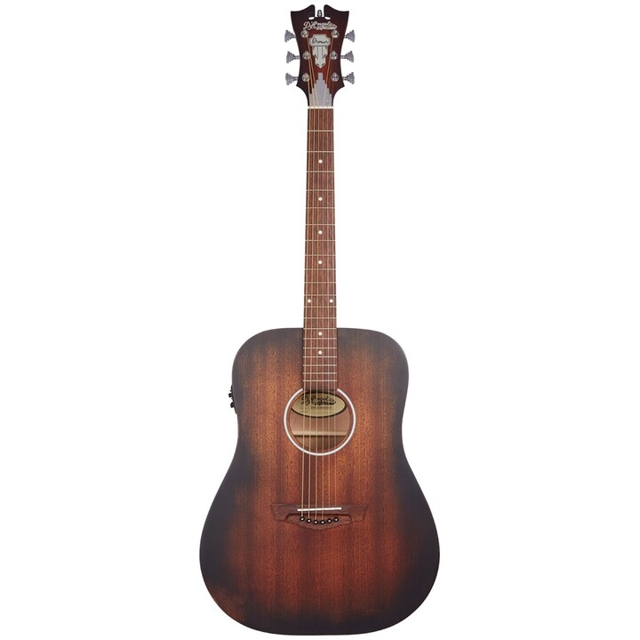 Guitarra electroacústica D'Angelico Premier Lexington LS de caoba envejecida