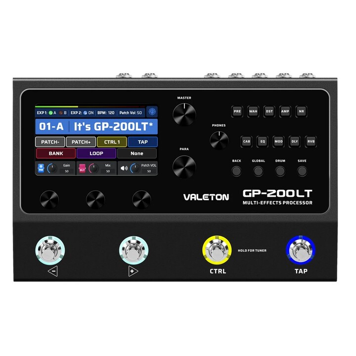 Pedal multiefectos para guitarra Valeton GP-200LT