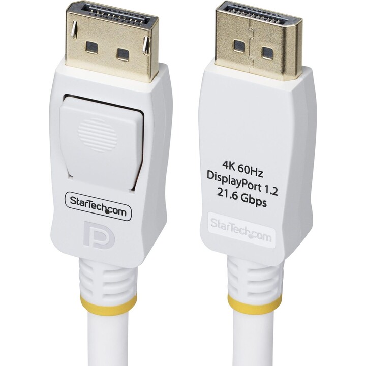 STARTECH.com DP12-CABLE-6FTW VESA-certified DisplayPort 1.2 cable white 1.8 m