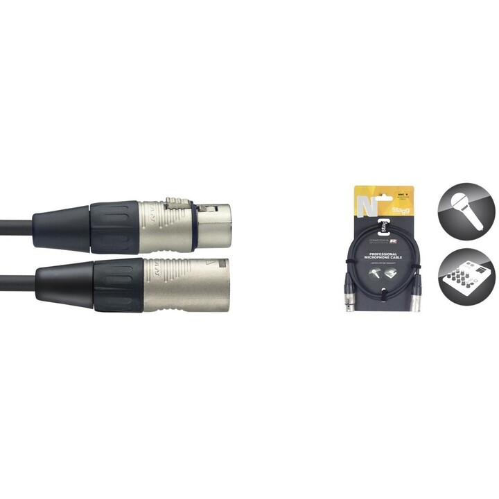 Cabo de microfone Stagg NMC20R de 20 m