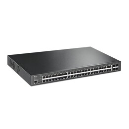 TP-Link JetStream TL-SG3452XP Managed L2+ Gigabit Ethernet Switch (10/100/1000) Powerful Ethernet (PoE) 1U Black