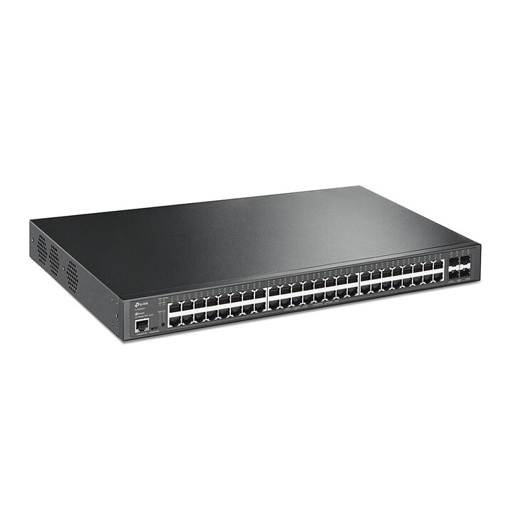 Switch Ethernet Gigabit Gerenciável L2+ TP-Link JetStream TL-SG3452XP (10/100/1000) Ethernet Potente (PoE) 1U Preto