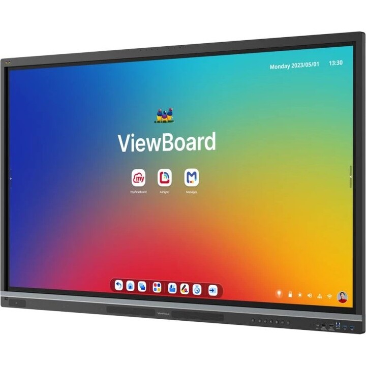 Lavagna interattiva Viewsonic IFP6551 da 165,1 cm (65") con touchscreen da 3840 x 2160 pixel, colore nero.