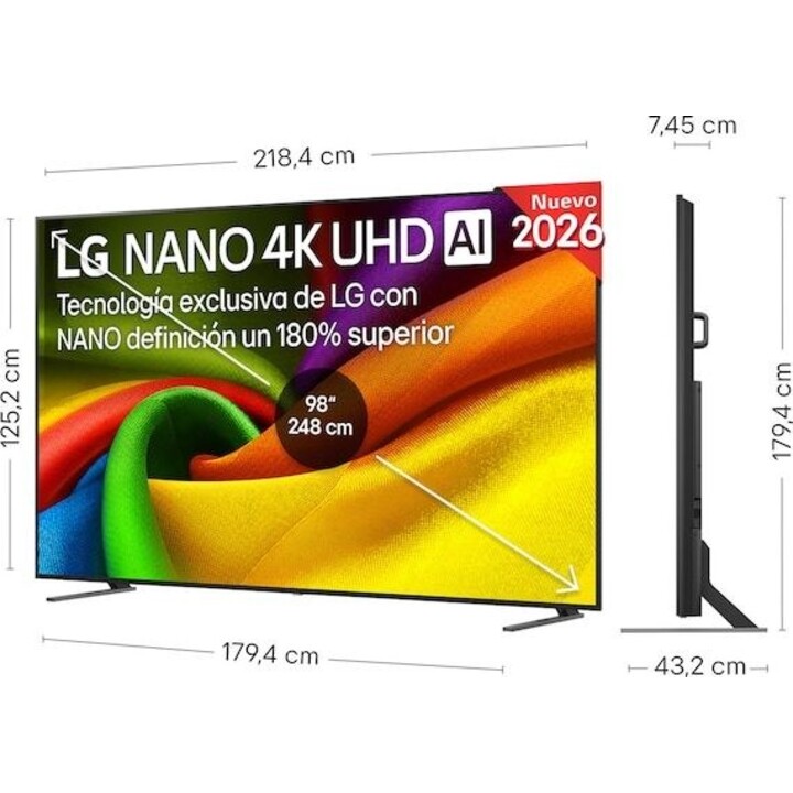 Smart TV UHD de 98"