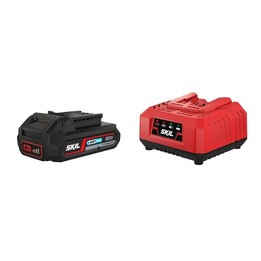 Caricabatterie da 2,4 A + batteria SKIL 3136AA da 2,0 Ah