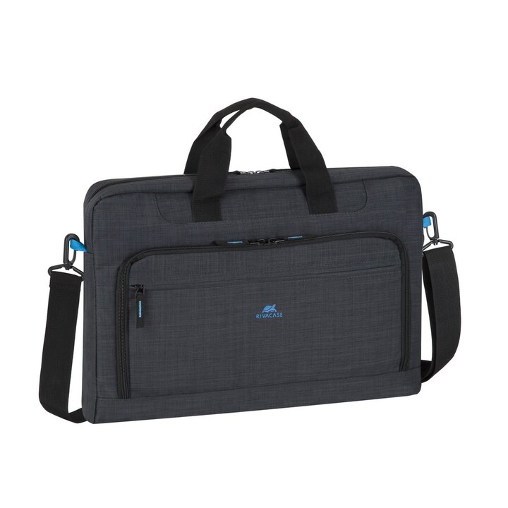 Rivacase Regent 8058 43,9 cm (17.3") Messengerhülle Schwarz, Cyan