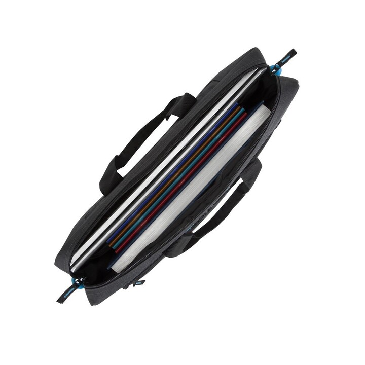 Rivacase Regent 8058 43,9 cm (17.3") Messengerhülle Schwarz, Cyan