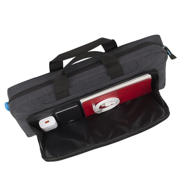 Rivacase Regent 8058 43,9 cm (17.3") Messengerhülle Schwarz, Cyan