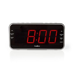 Nedis CLAR004BK despertador Reloj despertador digital Negro