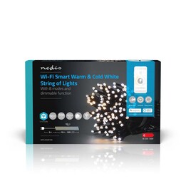 Nedis WIFILX02W100 lumière décorative Guirlande lumineuse décorative 100 ampoule(s) LED 3,21 W G