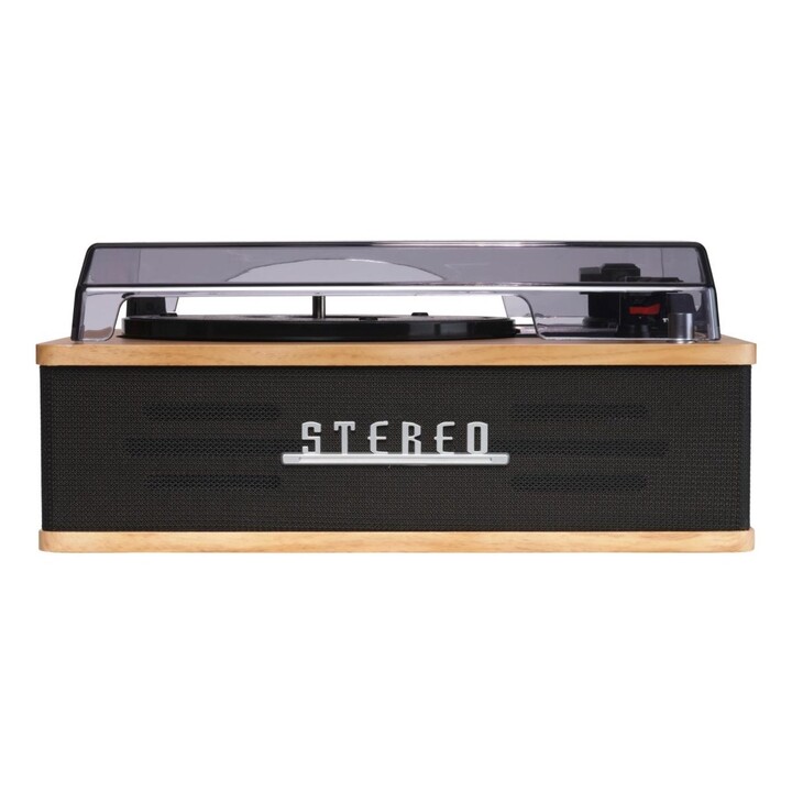 Denver VPB-262LW Audio-Plattenspieler mit Riemenantrieb Schwarz, Holz Manuell