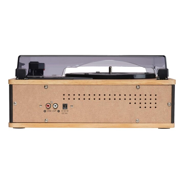 Denver VPB-262LW Belt-Drive Turntable, Black, Madeira Manual