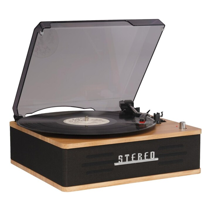 Denver VPB-262LW Belt-Drive Turntable, Black, Madeira Manual