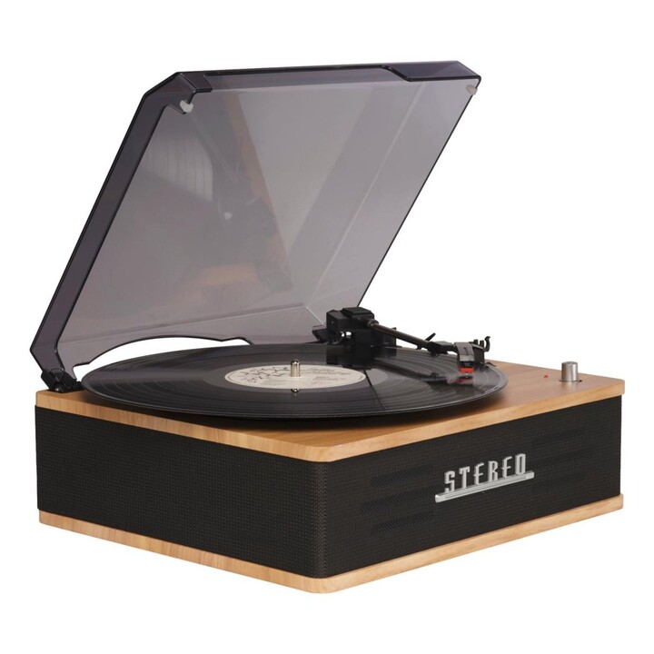 Denver VPB-262LW Belt-Drive Turntable, Black, Madeira Manual
