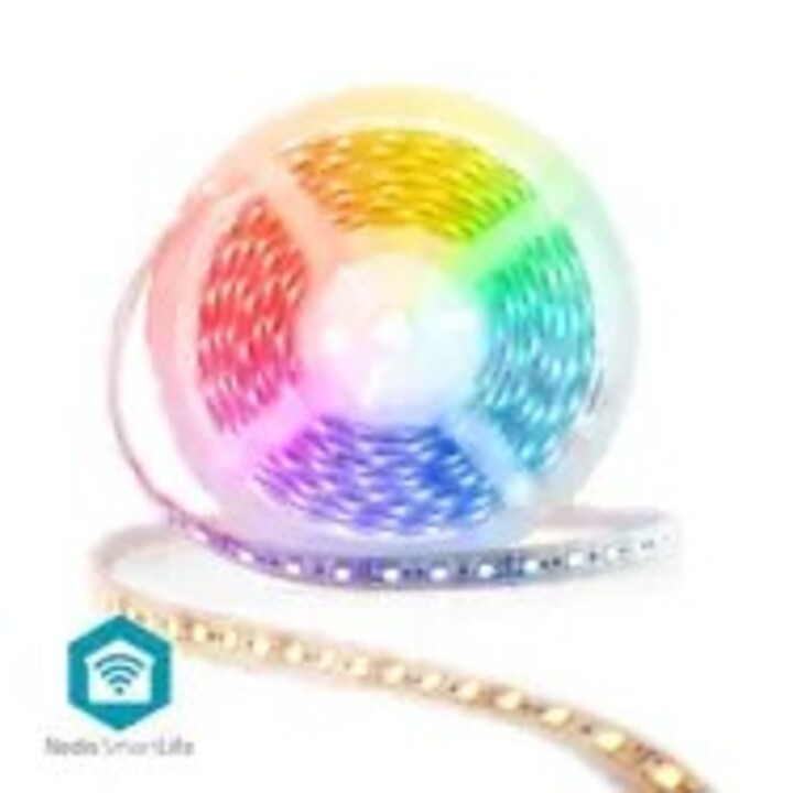 Tira de LED Wi-Fi Nedis SmartLife WIFILS52CRGBW de 5 m