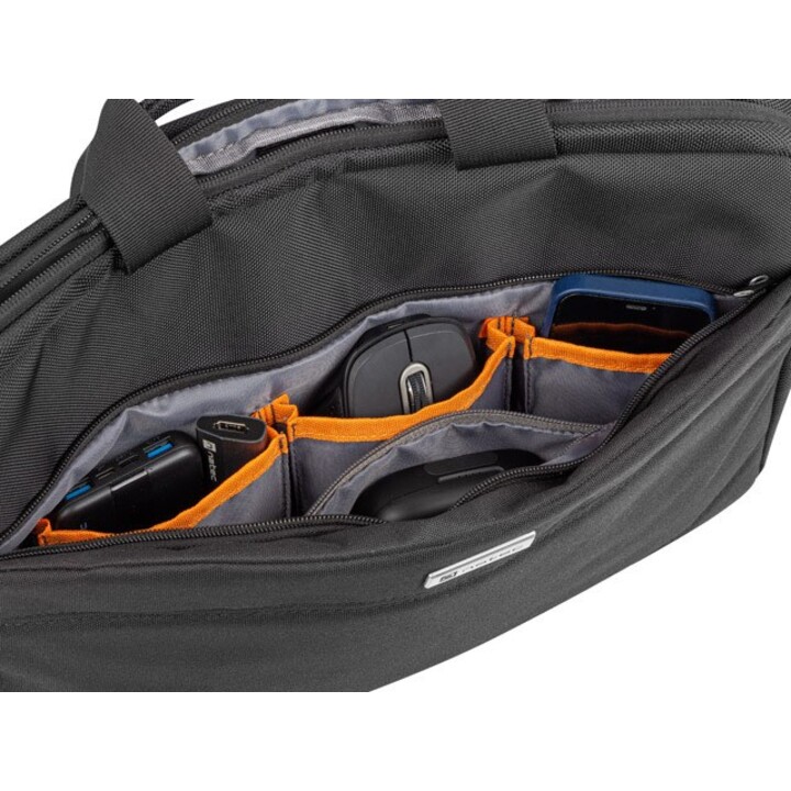 NATEC Nanger 39.6 cm (15.6") Briefcase Black