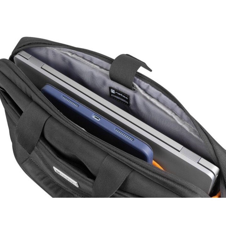 NATEC Nanger 39.6 cm (15.6") Briefcase Black
