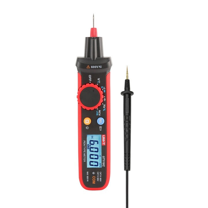 Medidor de voltaje, indicador Uni-T UT118C