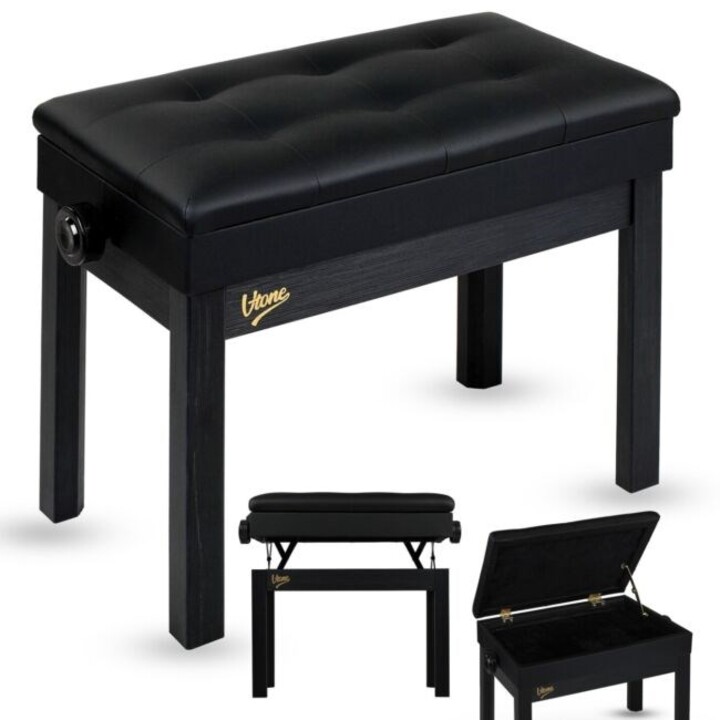 V-TONE PB2 BK banc de piano pour clavier noir tap
