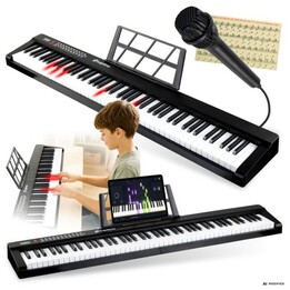 Pianoforte digitale portatile SUPRIMO P-881 BK nero