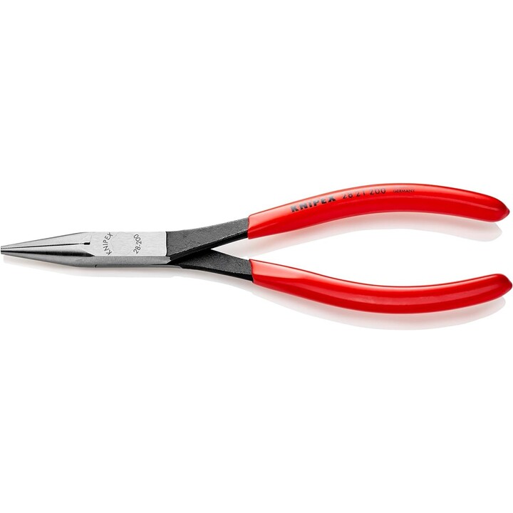 KNIPEX 28 21 200 alicates de montaje planos 200 mm negros