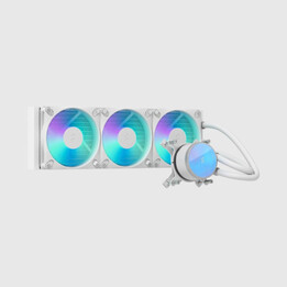 Fractal Design Radius 360 RGB Weiß All-in-One Flüssigkeitskühlsystem Prozessor 12cm Weiß 1 Stück